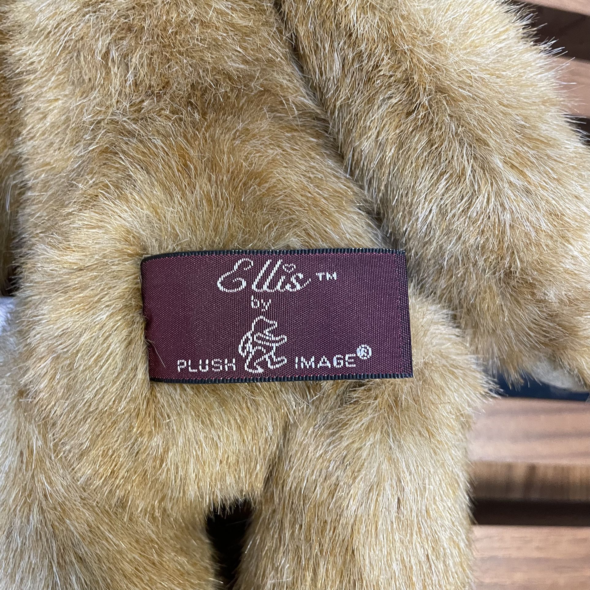 Ellis by Plush Image Ran Bear with Hat & Scarf