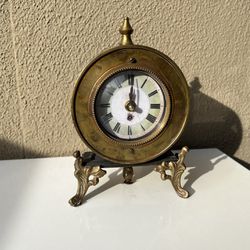 Brass Table Clock Thumbnail