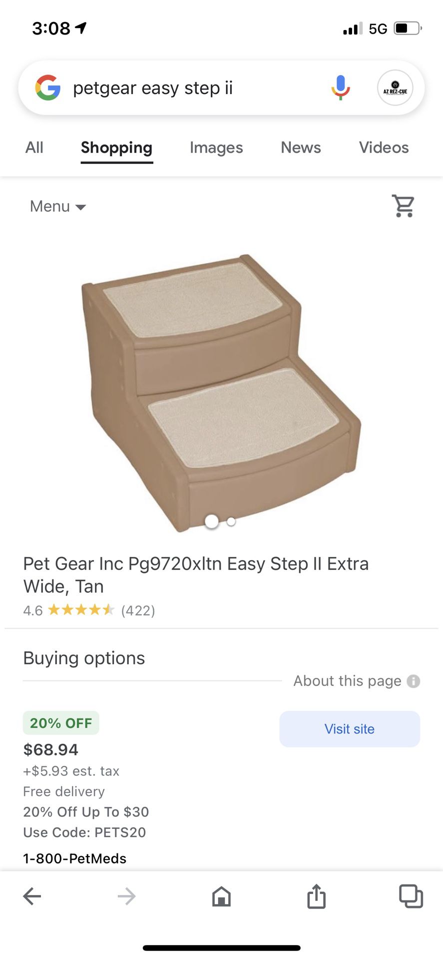 Pet Gear Easy Step II