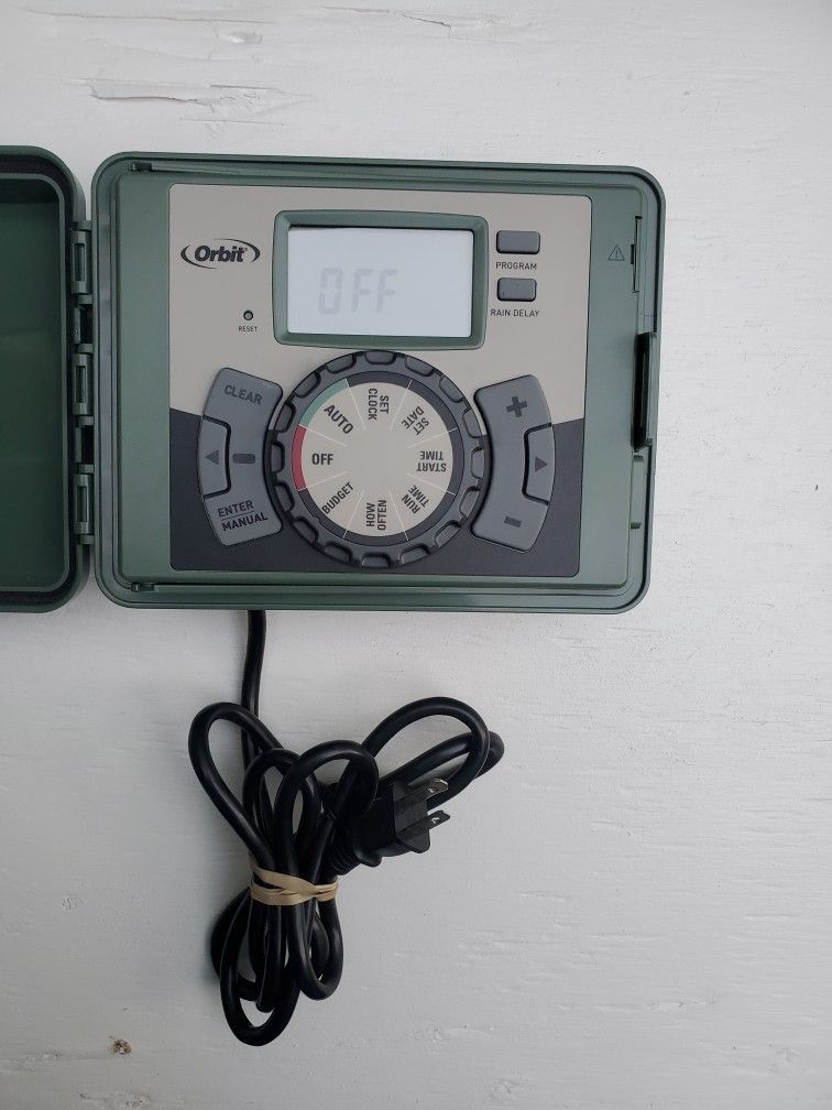 Orbit 57900 12-Station Outdoor Swing Panel Sprinkler System Timer, >>Like NEW <<