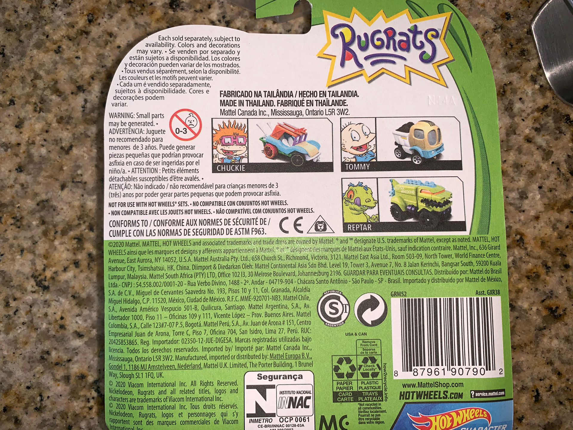 Entire Rugrats Hot Wheel Collection