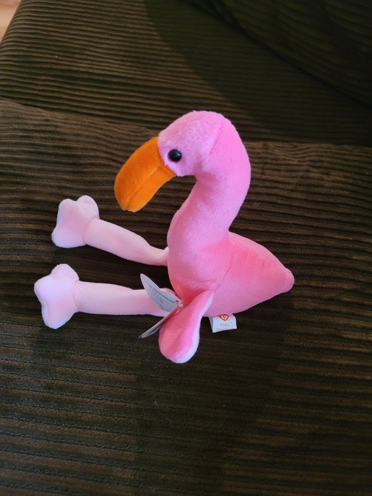 1995 Ty Beanie Babies Pinky the Flamingo