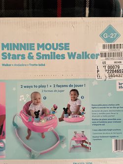 Minnie Mouse Stars N Smiles Walker Thumbnail