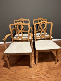 Set of 4 Antique Dining Chairs Thumbnail