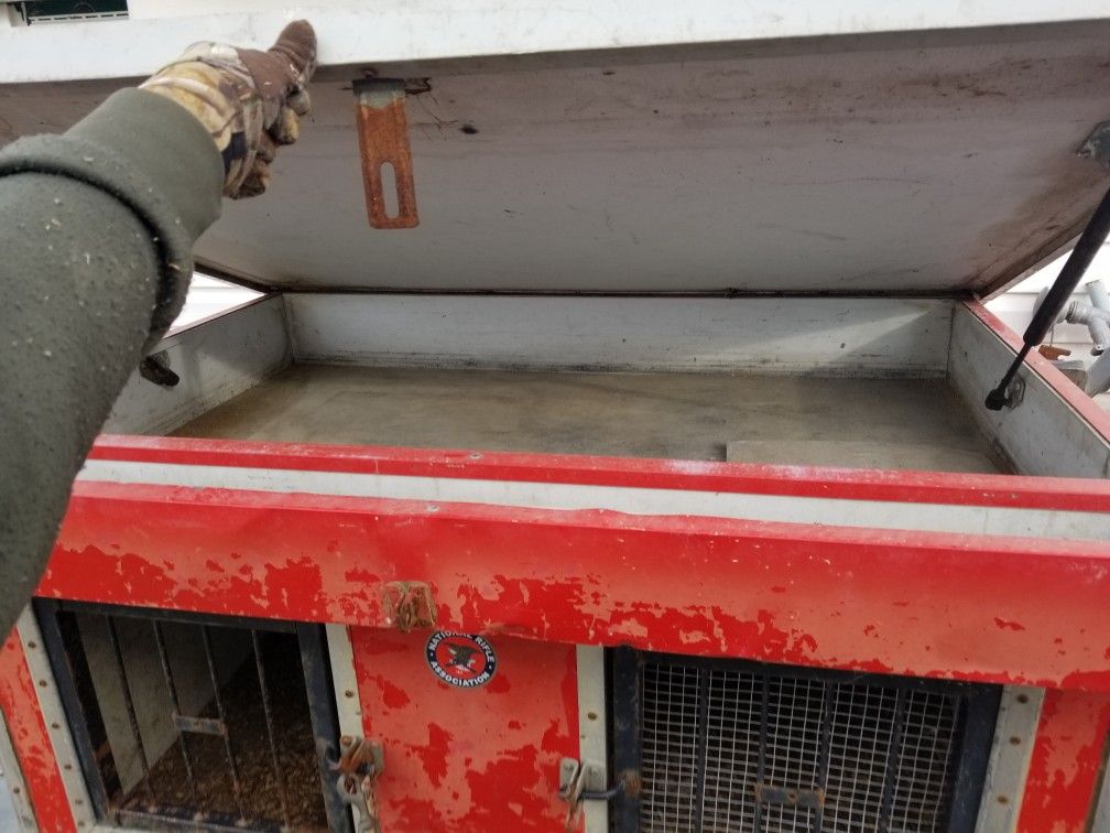 Hunting dog box kennel