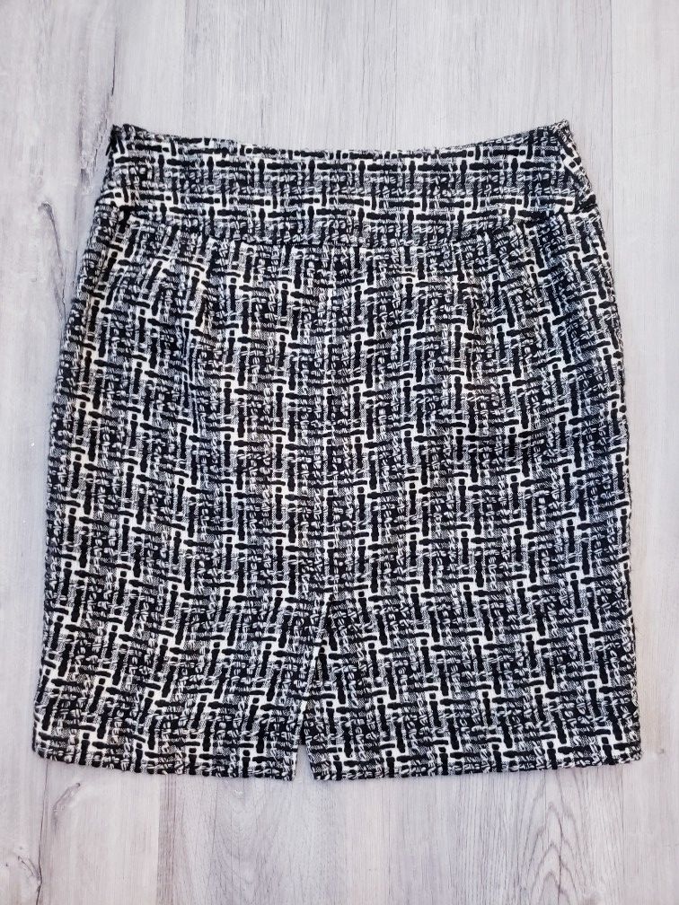Ann Taylor Tweed Pencil Skirt Size 4 Satin Lined
