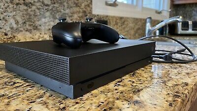 Microsoft Xbox One X 1TB Console - Black.