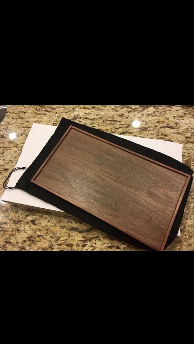 Teavana Walnut Tea Tray