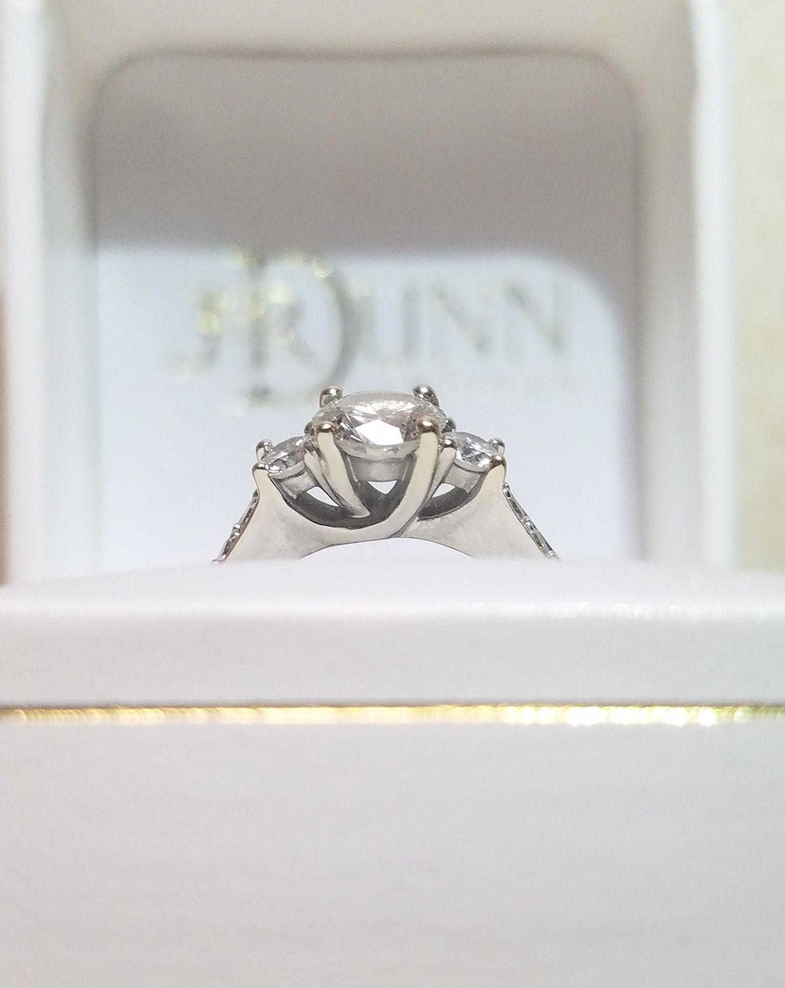 Engagement Ring And Wedding Band Set