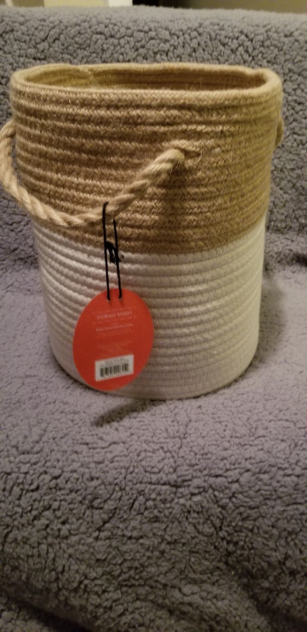 Coiled Rope Basket White - Opalhouse™
