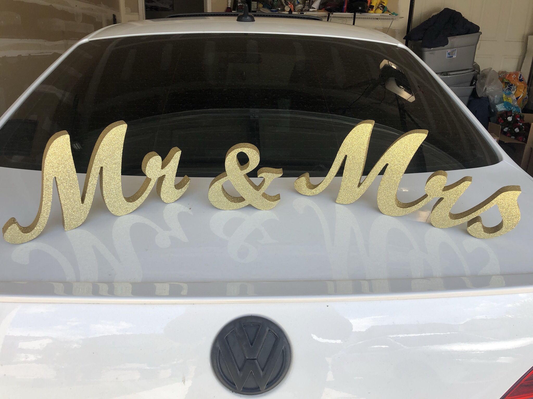 Wedding Decor - Mr & Mrs Wooden Freestanding Letters