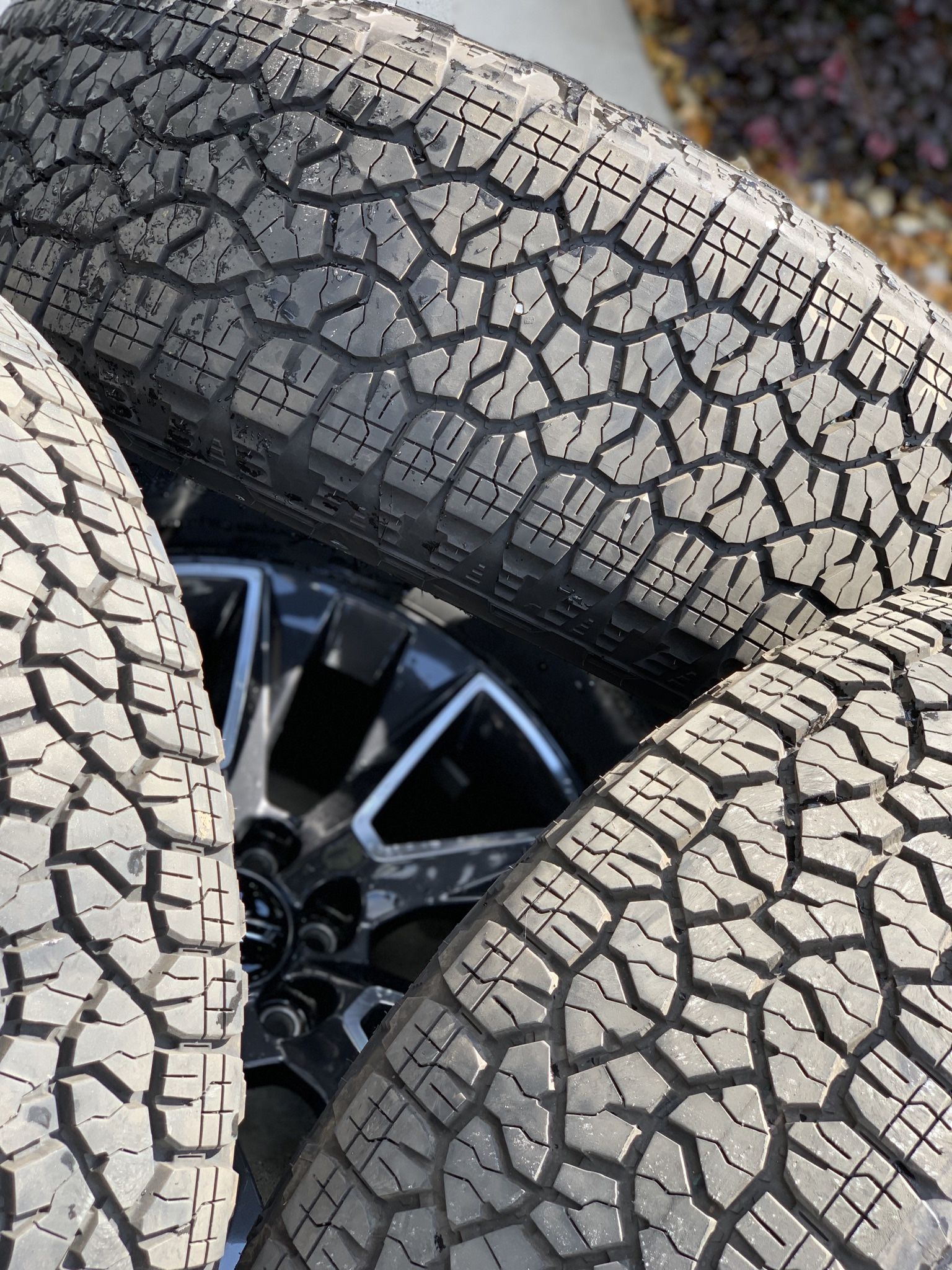 SET OF WHEELS AND TIRES 20”