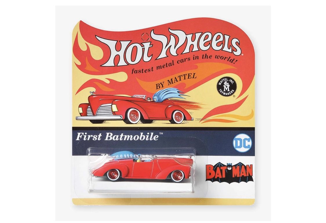 Hot Wheels DC Batman 1st Appearance Bat mobile 