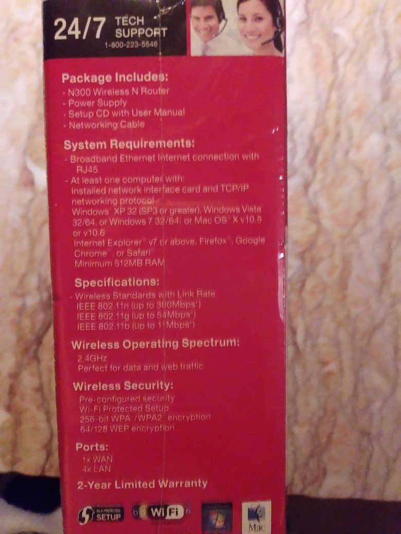 Belkin N300 wireless router