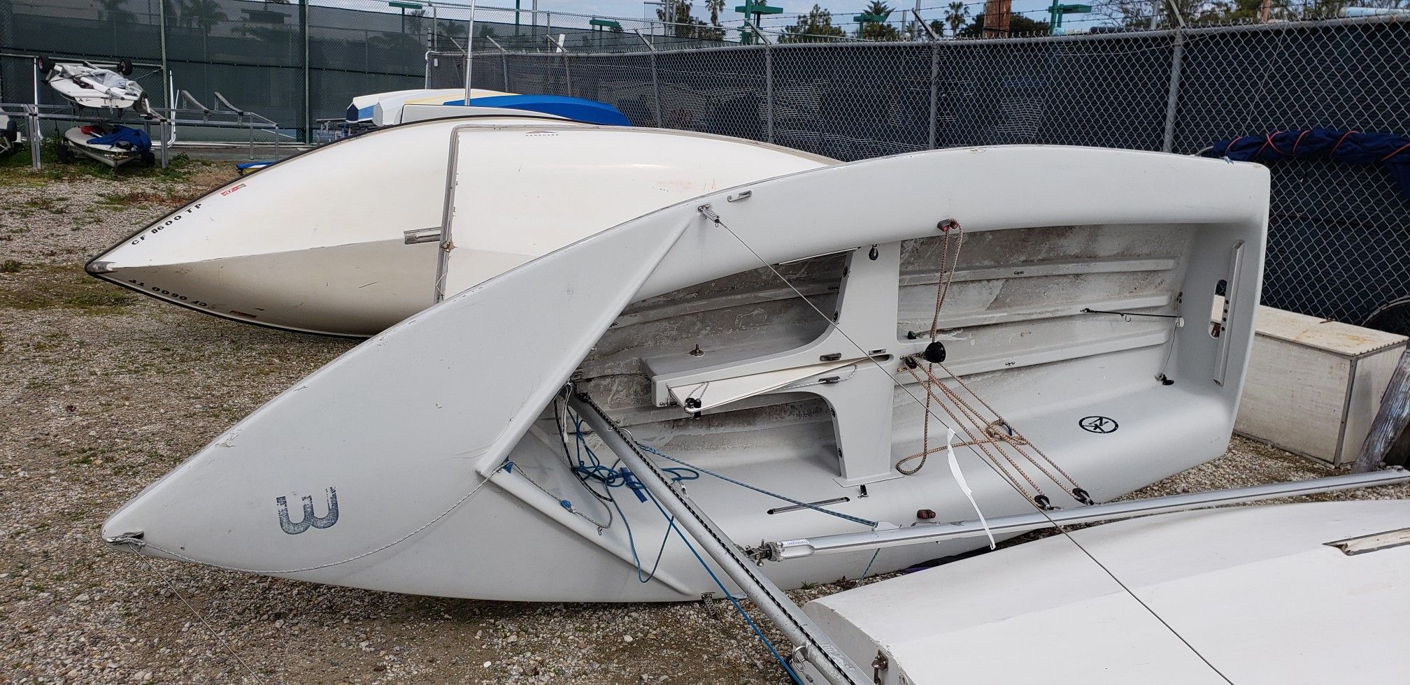SAILBOAT FLYING JUNIOR FJ like LASER SUNFISH complete boat CHEAP!! for