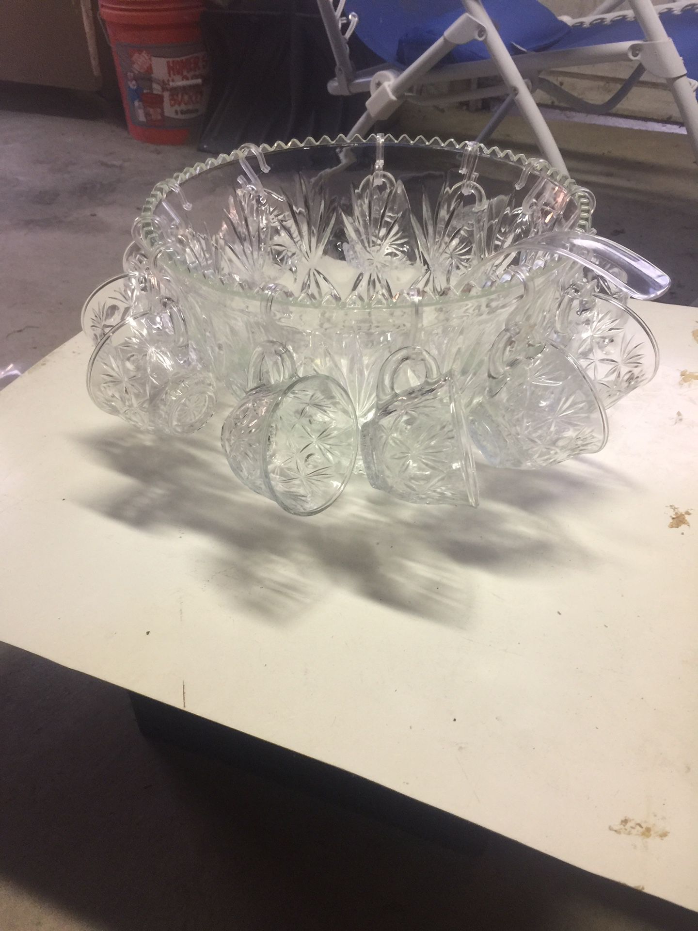Big plate crystal with 12 cop