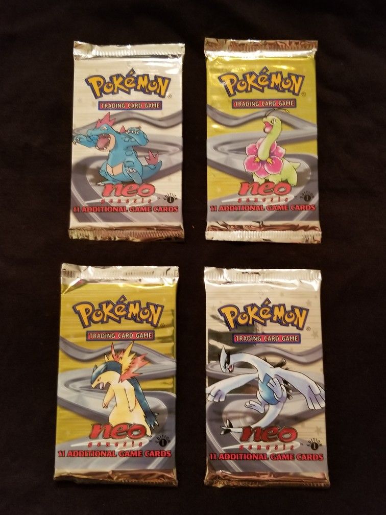 Pokemon Neo Genesis 1st Edition Boosters