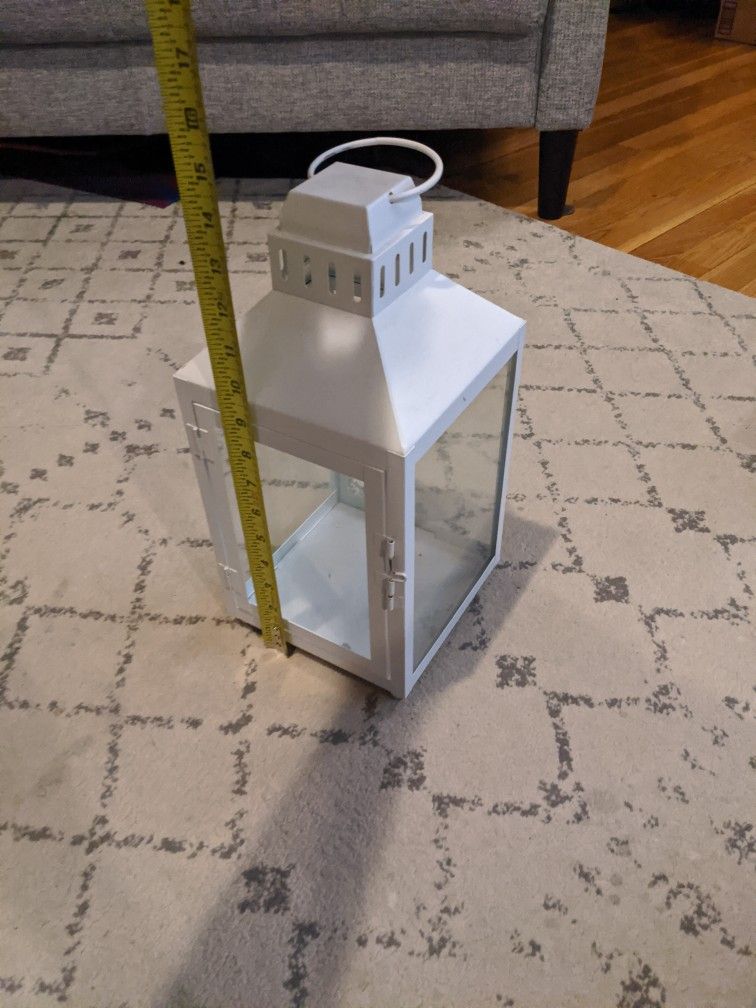 15 Inch By 6.5 Lantern Glass Sides Latch Dopr