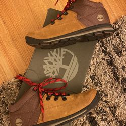 Timberland GT Rally Mid Hiker Boots: Brown Thumbnail