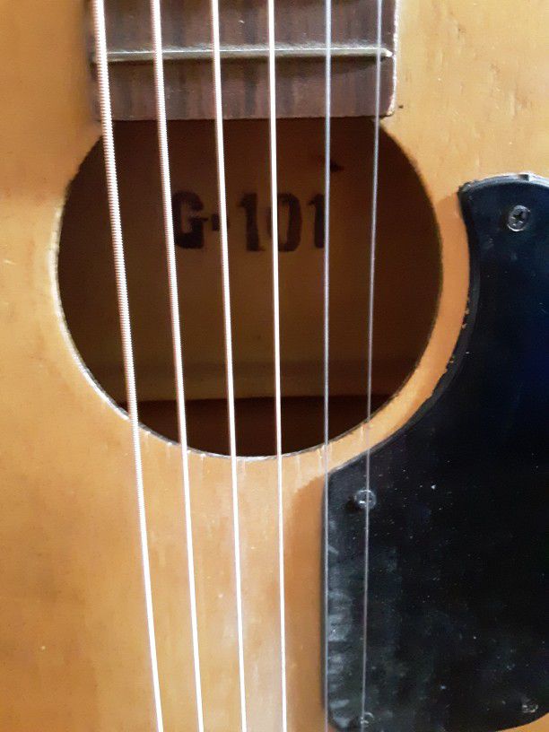 Vintage Kay acoustic Parlor Guitar Model G-101