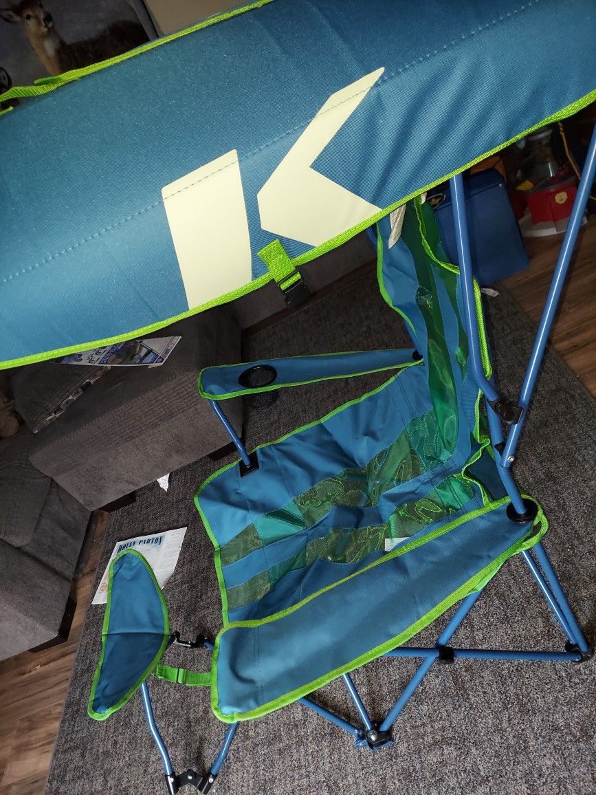 Canopy Chair With Ottoman