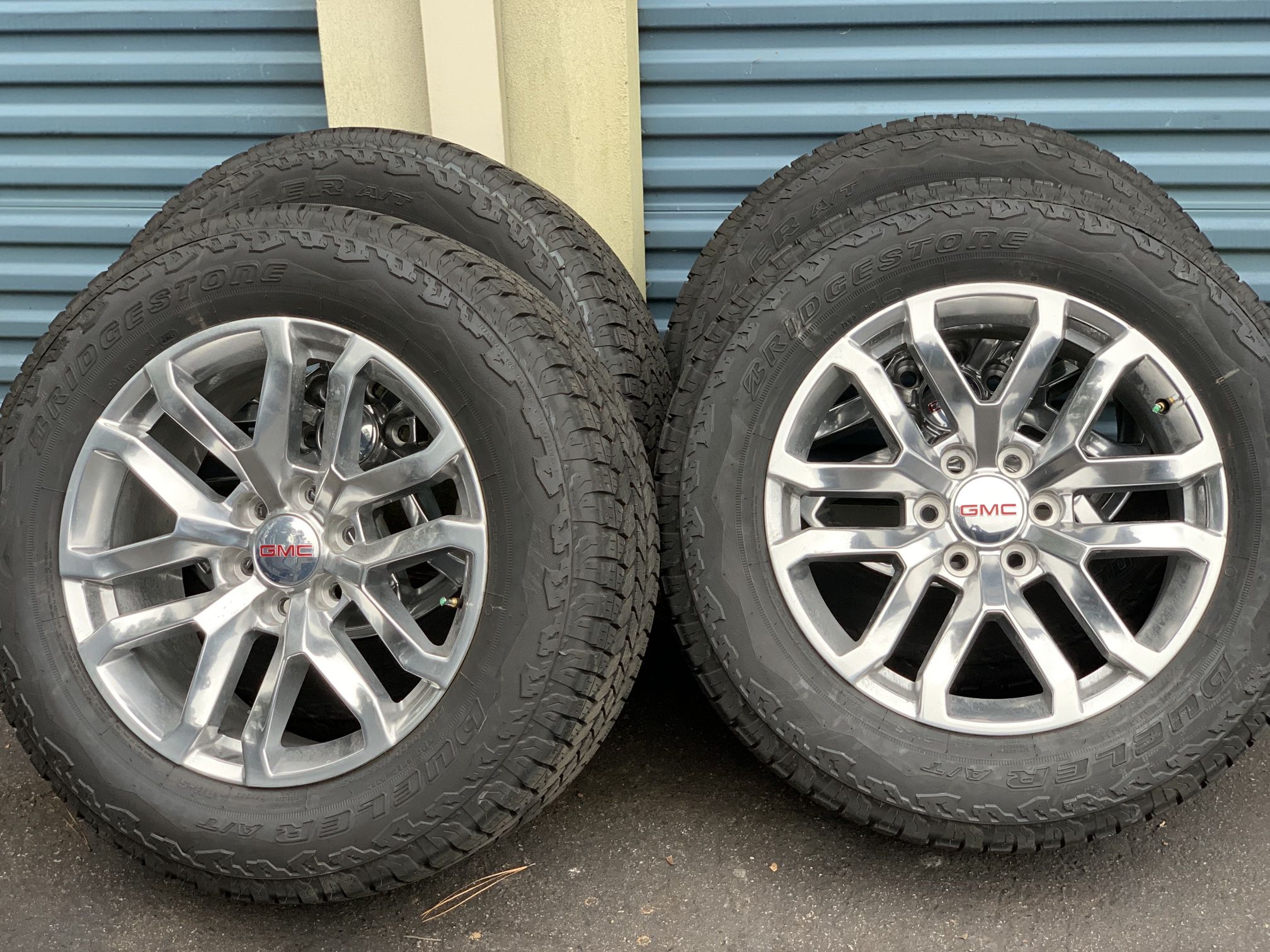 SET OF WHEELS AND TIRES 20”