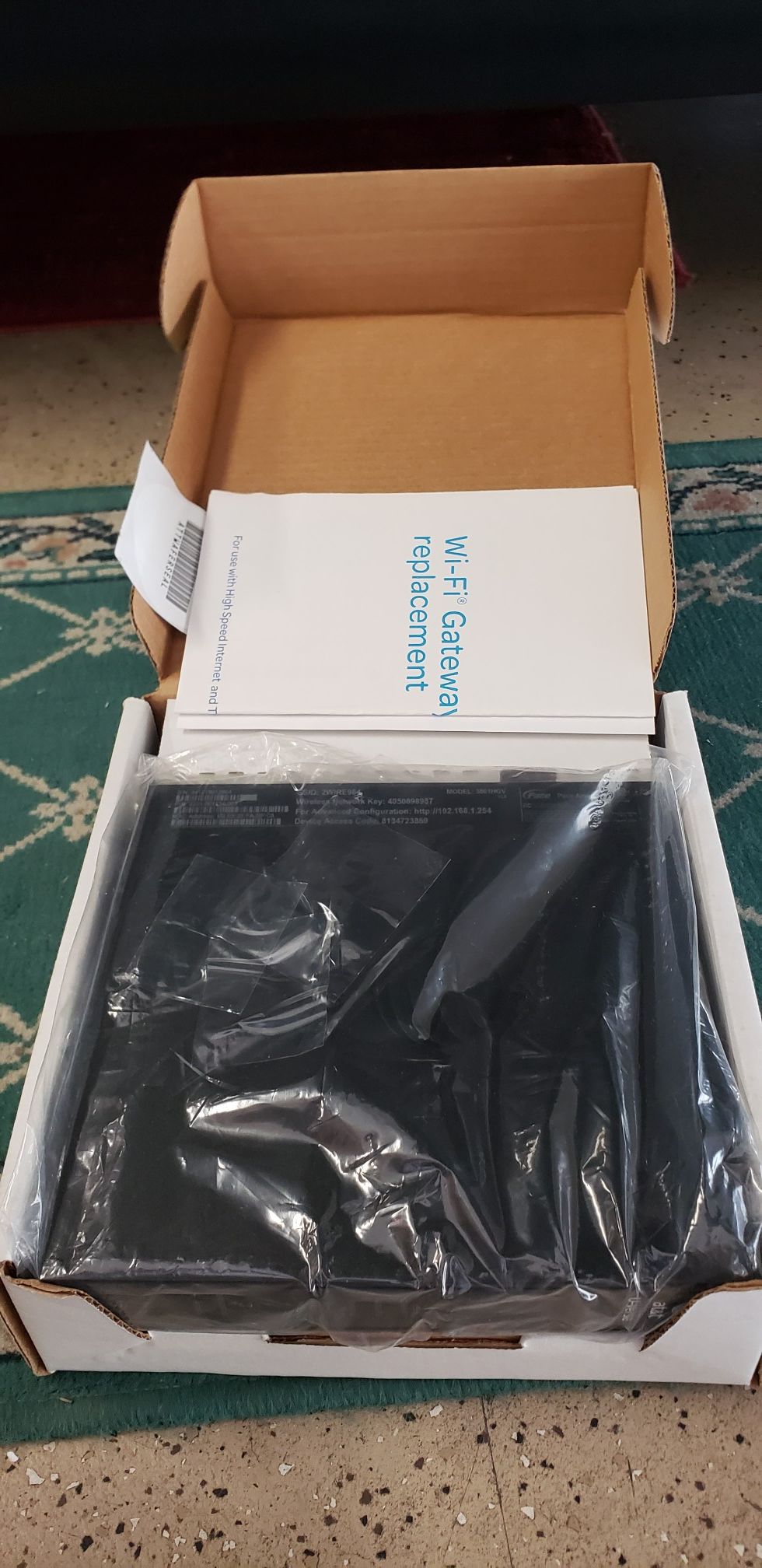 2wire Pace AT&T Uverse DSL Modem (3801HGV) Broadband Gateway