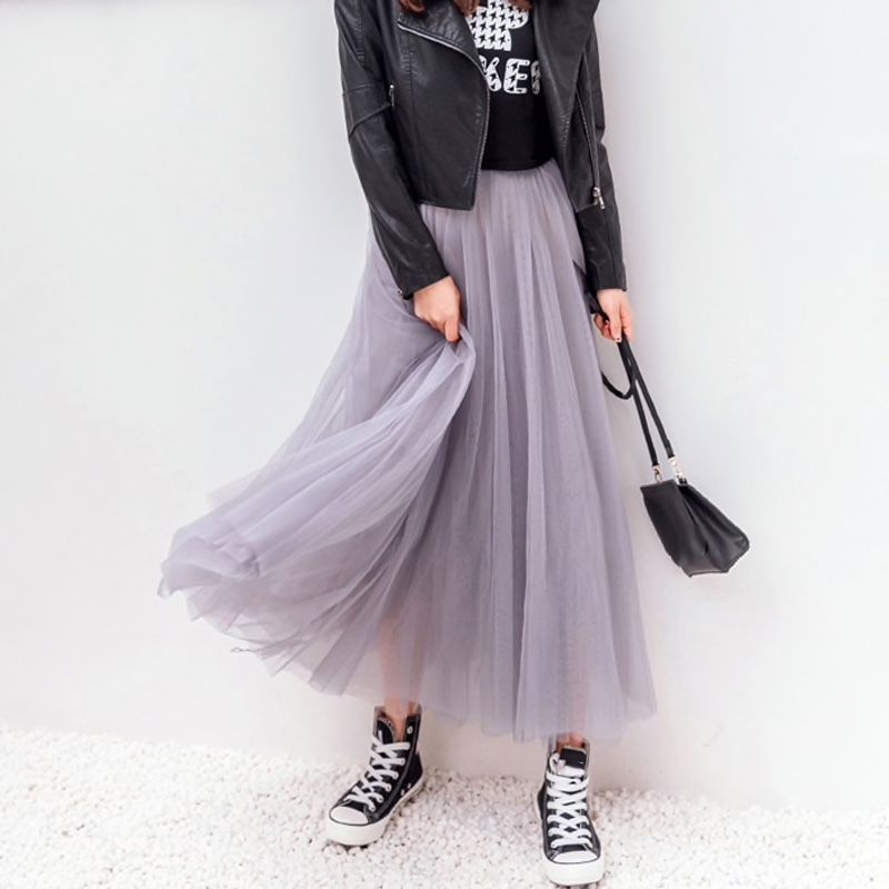 Tulle Mesh Skirt