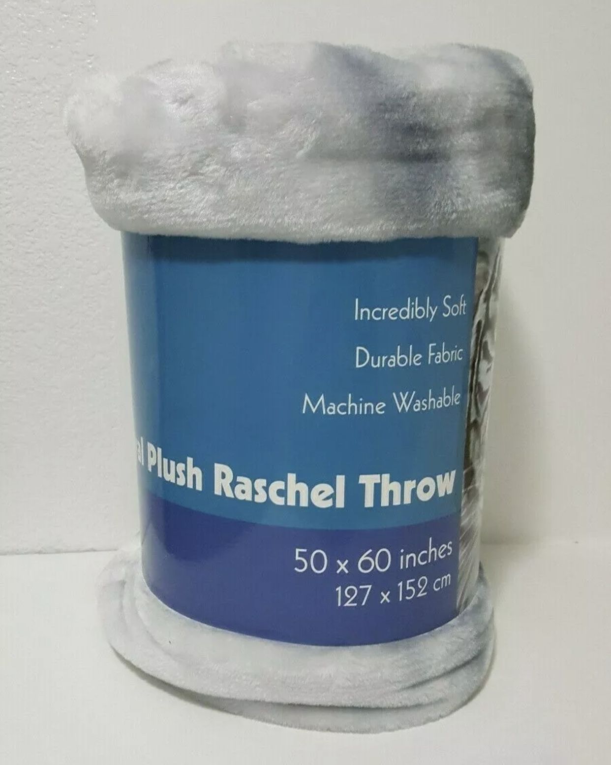 Blanket-Royal Plush Raschel Blanket Soft throw Tiger 50" x 60" / 127x152cm