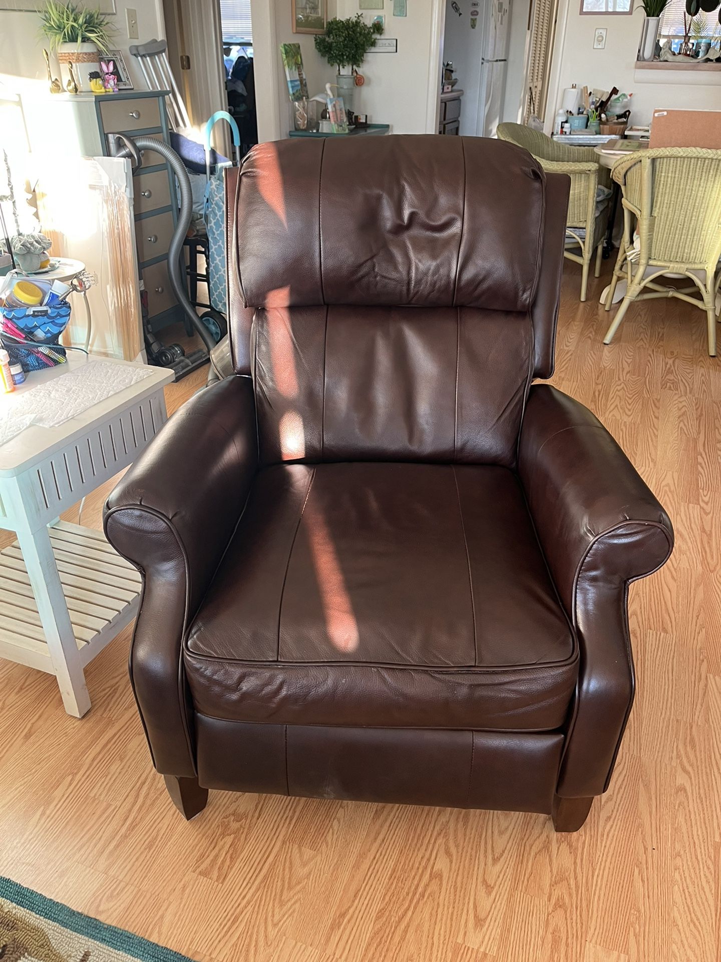 Brown Leather Recliner