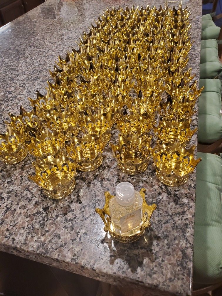 Gold Crowns Party Favor Baby Shower Wedding