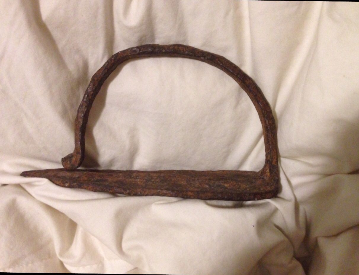 Hand Pounded Metal Sad Iron