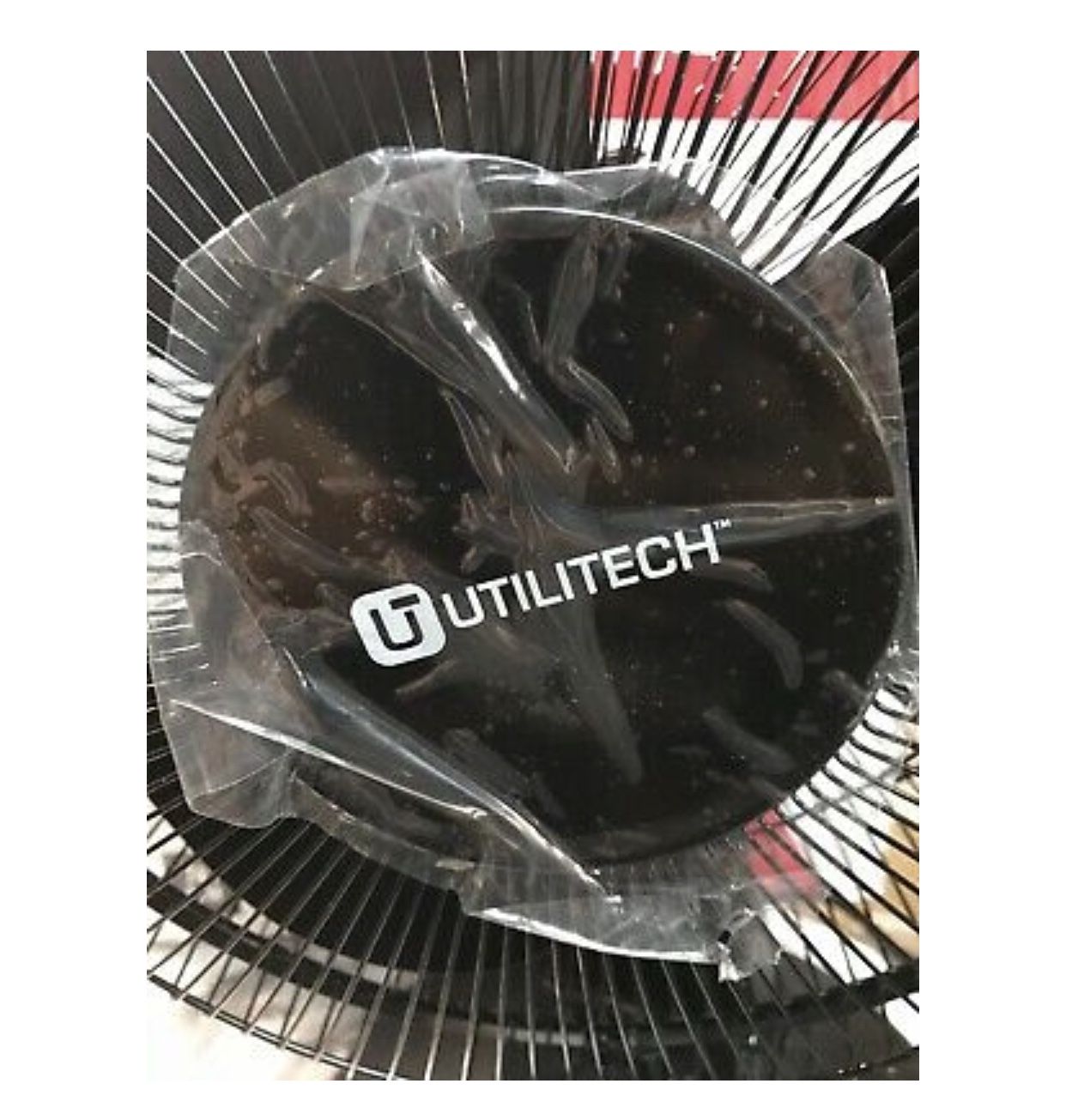 utilitec 12-Inch Three-Speed Oscillating Desk Fan New