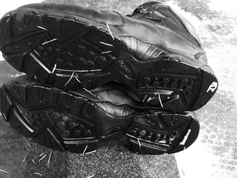 Danner Kinetic Men’s Black Leather/Nylon GTX Hiking Work Boots Size 11.5 Thumbnail