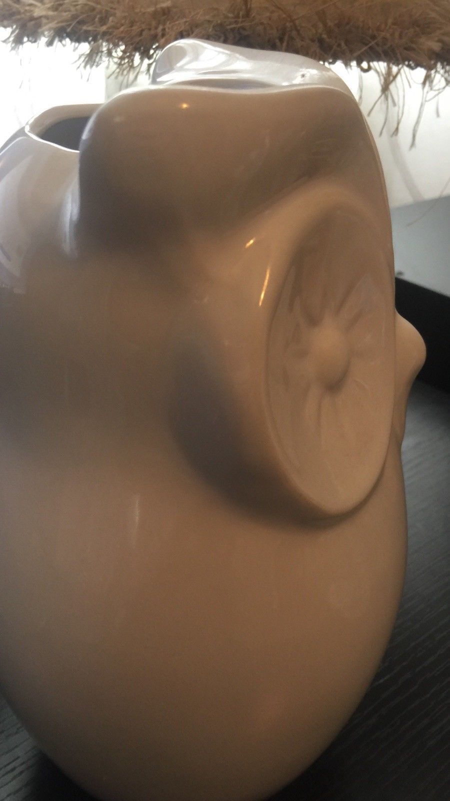 Ceramic white^ Owl Adorable Vase ^Pristine Unique Decor ^