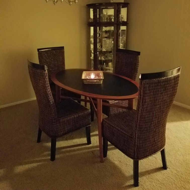 Four Pier One Imports Lurik Dining, Pier 1 Wicker Dining Room Chairs