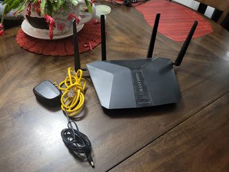 Netgear Nighthawk AX6 WiFi Router And Arris Surfboard SB6141 Cable Modem Bundle Thumbnail