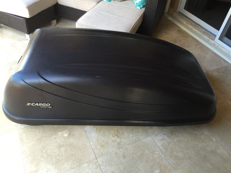 Sears XCargo Sport 20 cu, ft. Car Top Carrier. Used about 3 times. Has lock and key. for Sale