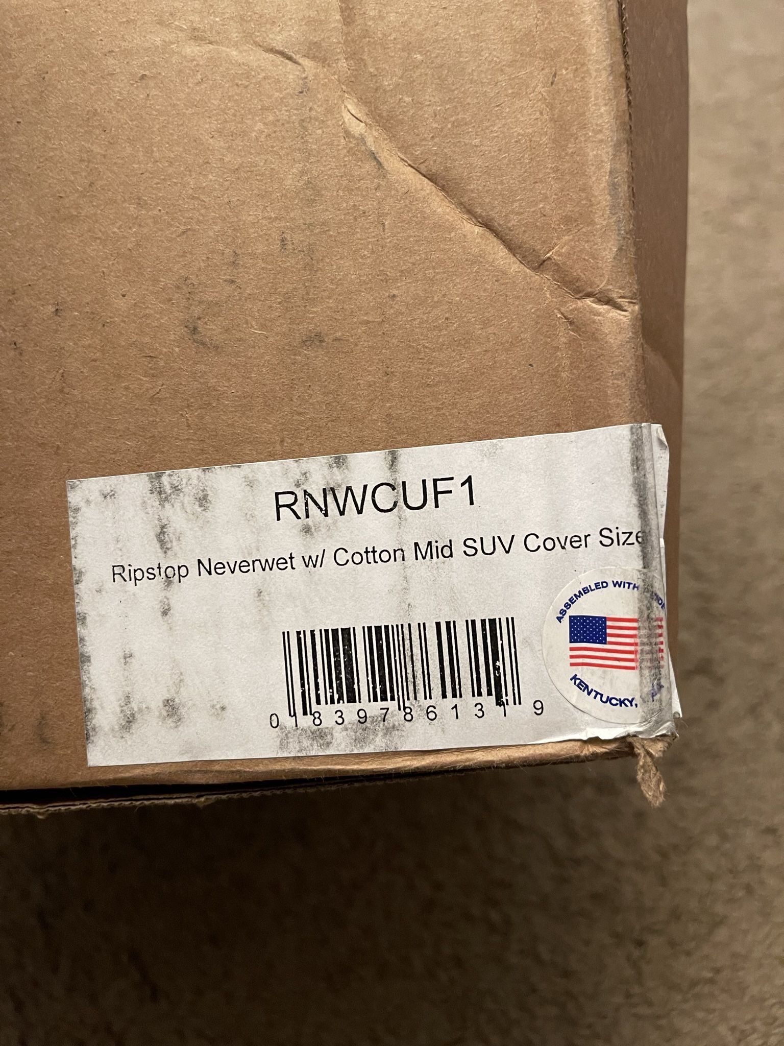 Brand New, Never Used Budge SUV Car Cover