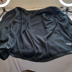 Beverly Hills Polo Club Men's Jacket 2 XL Fleece Full Zipper 4 Zip Pockets Black Thumbnail