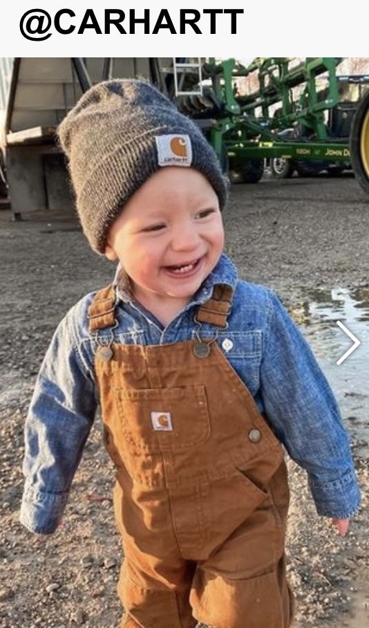 Kids Carhartt Canvas Bib Overall size 2T