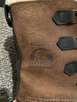 Sorry Bighorn Suede Sherpa-Trimmed Snow Boots Thumbnail