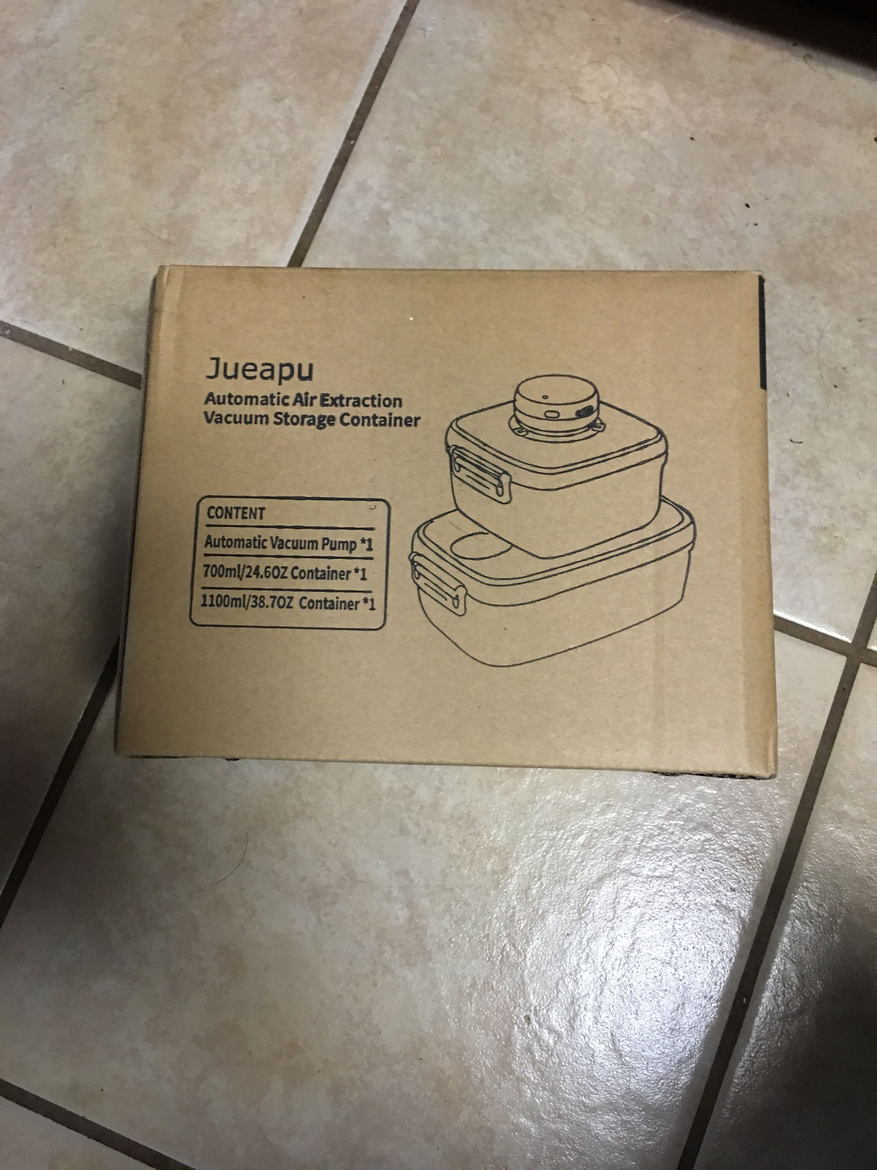 Brand New* Vacuum Food Storage Containers with Lids and Automatic Pump