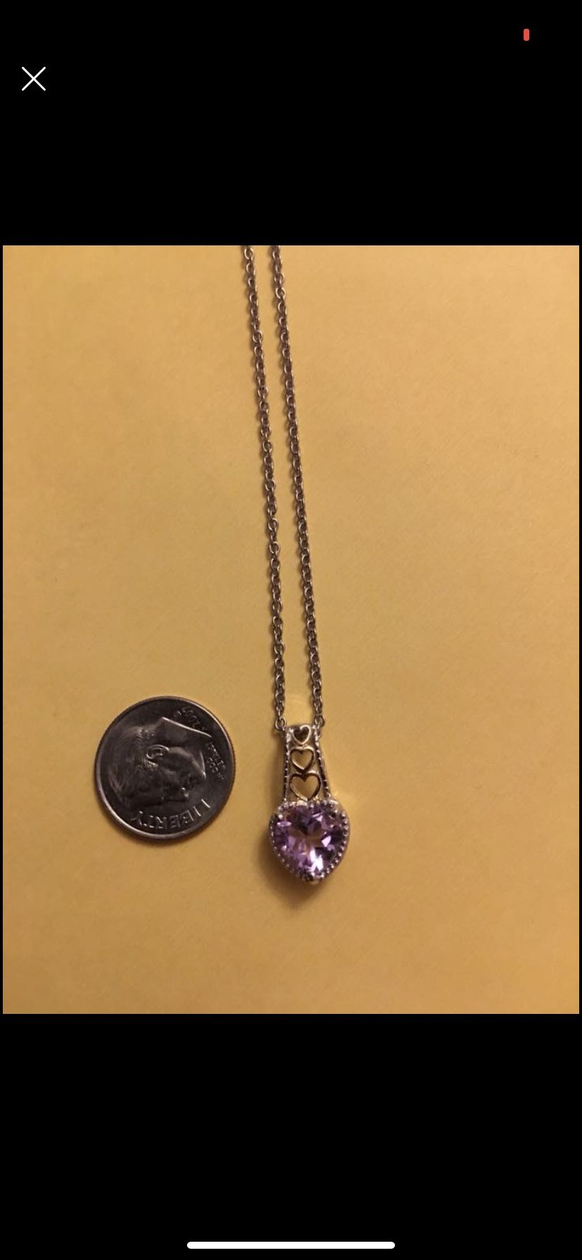 Rose De France Amethyst Necklace