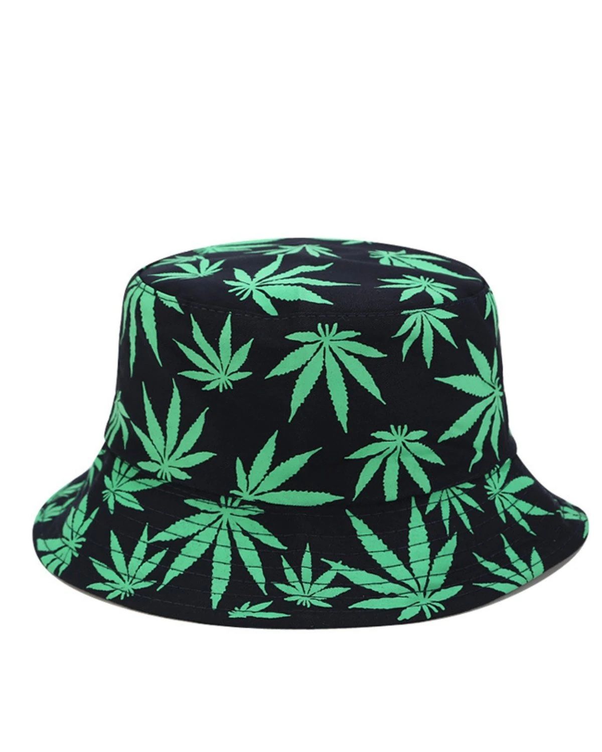 Puff Puff Leaf Bucket Hat