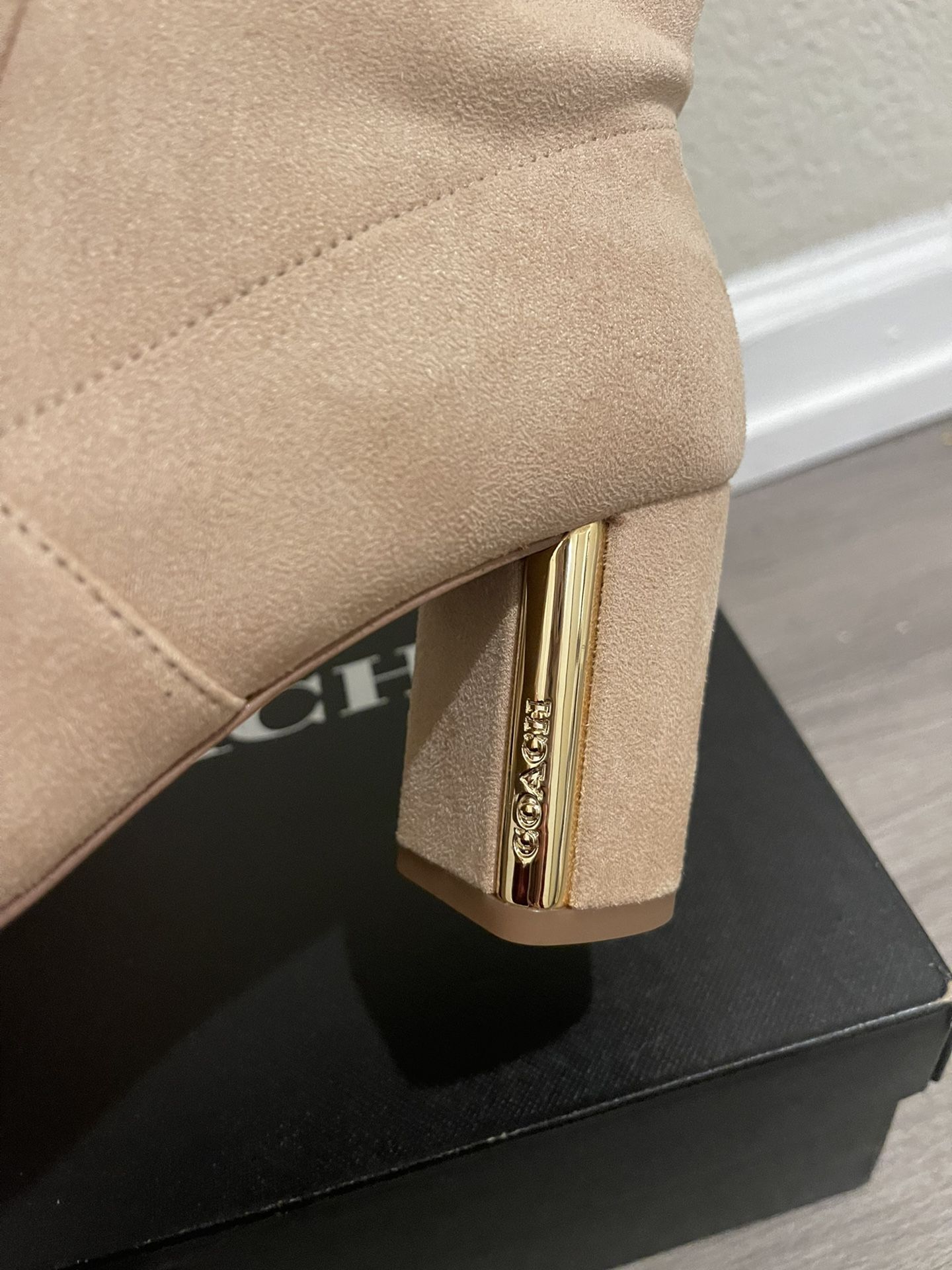 NWT COACH Boots - Margot Suede Booties
