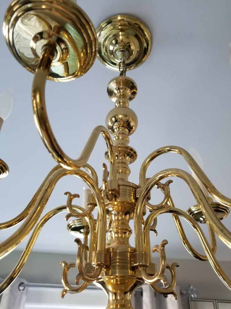 Large beautiful chandelier