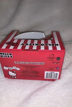 Hello Kitty Ramen Bowl W/ Chopsticks Thumbnail