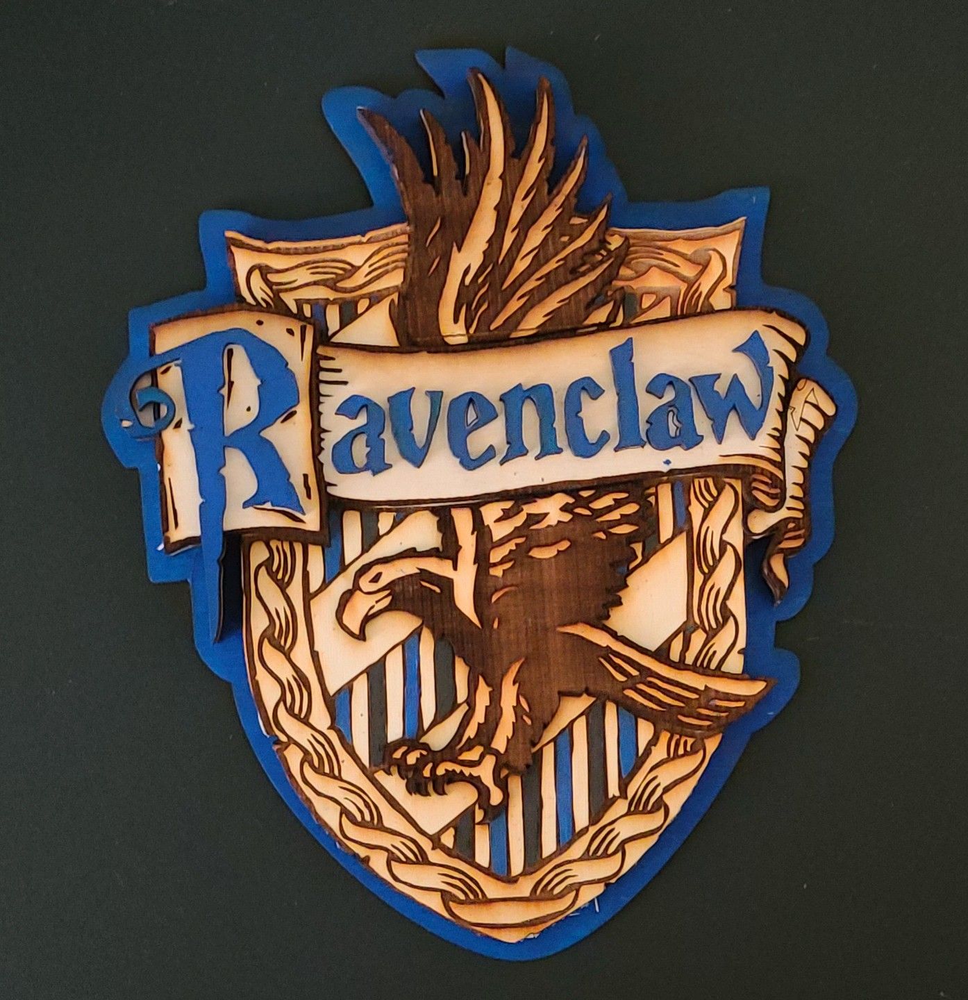 Harry Potter 3D Wood House Crest
