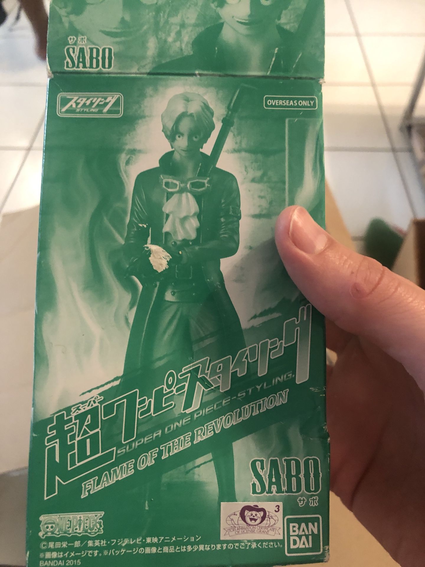One Piece anime figures viewing